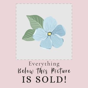 Everything below this picture is already sold!